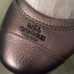 Coach Loafers - Gunmetal silver